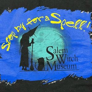 Salem MA Witch Museum T-shirt Halloween Town By Stop by for a Spell 2XL New